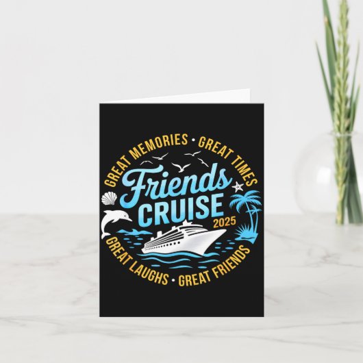 Friends Cruise 2025 Matching Group Vacation Trip C カード (正面)