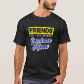 Friends Don Let Friends Linedance Alone Group Dan Tシャツ (正面)