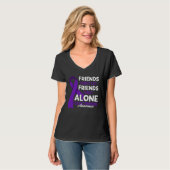 Friends Don t Let Friends Fight Cystic Fibrosis Al Tシャツ (正面フル)