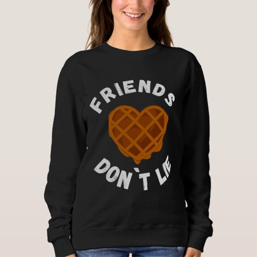 Friends Don`t Lie  Waffle スウェットシャツ (正面)