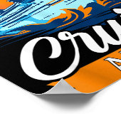 Friends Don't Cruise Alone Funny Cruising Ship Mat ポスター (角)