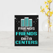Friends Don't Let Friends Build Data Center Progra カード (黄色い花)