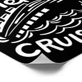 Friends Don't Let Friends Cruise Alone Cruise Ship ポスター (角)