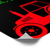 Friends Dont Let Friends Drive Red Tractors  ポスター (角)