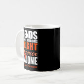 Friends Don't Let Friends Fight Cancer Alone Kidne コーヒーマグカップ (正面左)