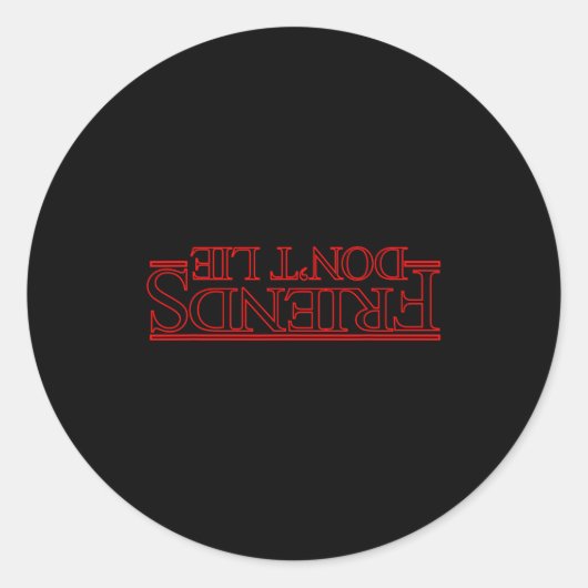 Friends Don't Lie Ide Down  ラウンドシール (正面)