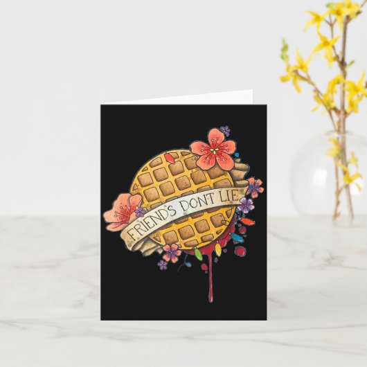 Friends Dont Lie Shirt カード (黄色い花)