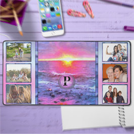 Friends & Family Mexicoサンセットフォトコラージュ0909 デスクマット