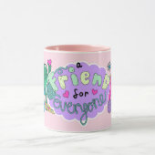 "Friends for Everyone" Logo Mug マグカップ (中央)