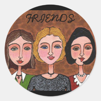 Friends for Life – スタンプ ラウンドシール