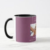 Friends for life photo names purple マグカップ (左)