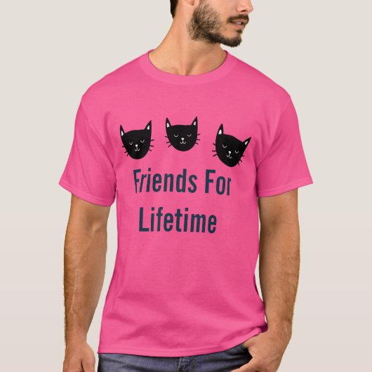 Friends For Lifetimeデザイン Tシャツ (正面)