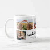 Friends Foreverフォトコラージギフトfor BFFカスタム コーヒーマグカップ (左)