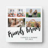 Friends Foreverフォトコラージギフトfor BFFカスタム フォトプラーク (正面)