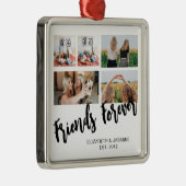 Friends Foreverフォトコラージギフトfor BFFカスタム メタルオーナメント (右)