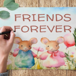 FRIENDS FOREVERマウスカップルVALENTINE'S カード