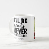 Friends Forever写真パーソナライズされた コーヒーマグカップ (正面左)