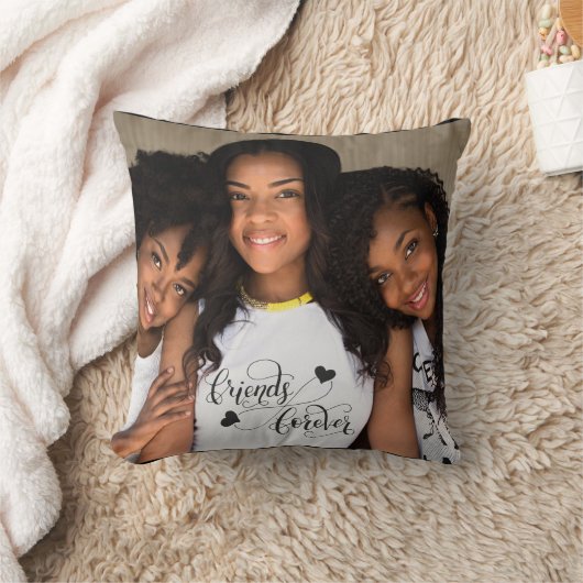 Friends Forever写真 クッション (ブランケット)