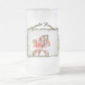 Friends Forever春の花PCM1 フロストグラスビールジョッキ (中央)