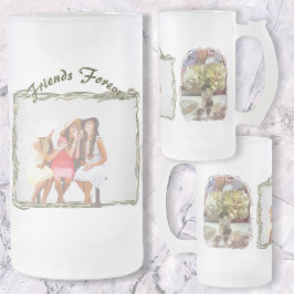 Friends Forever春の花PCM1 フロストグラスビールジョッキ