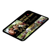 Friends Forever最高の写真コラージュパーソナライズされた マグネット (左側)