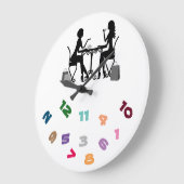 *** FRIENDS FOREVER最高の***フレンドシップ·クロック ラージ壁時計 (傾斜)