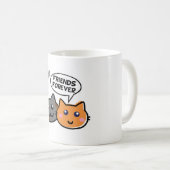 Friends Forever | 永遠の絆 コーヒーマグカップ (正面右)