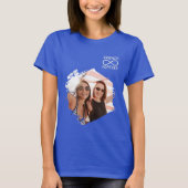 Friends forever infinity photo names 王室の blue tシャツ (正面)