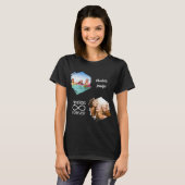 Friends forever infinity photo names black tシャツ (正面フル)