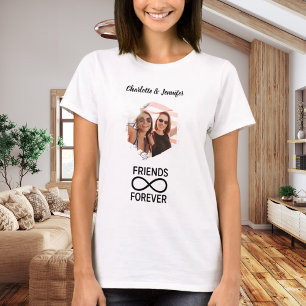 Friends forever infinity photo names tシャツ