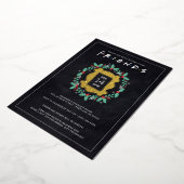 FRIENDS™ Friendsmas ホリデーパーティー 箔シーズンカード (回転した状態)