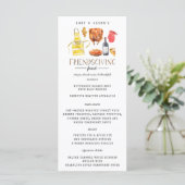 Friends Giving感謝祭ディナーメニュー メニュー (スタンド正面)