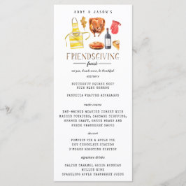 Friends Giving感謝祭ディナーメニュー メニュー