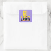 FRIENDS™ | Go Long 引用 スクエアシール (バッグ)