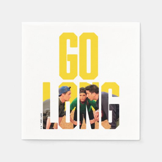 FRIENDS™ | Go Long 引用 スタンダードカクテルナプキン (正面)