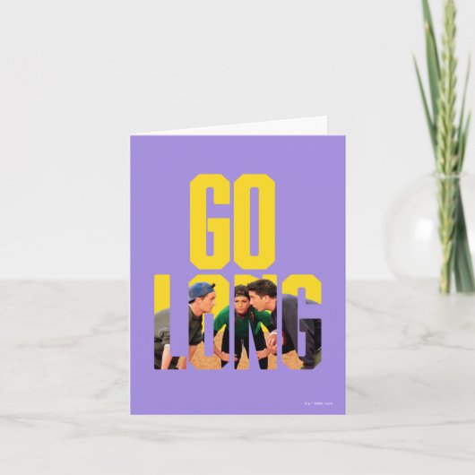 FRIENDS™ | Go Long 引用 ノートカード (正面)