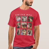 Friends Group Shothe One With Character Panels Bas Tシャツ (正面)