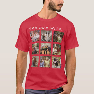 Friends Group Shothe One With Character Panels Bas Tシャツ