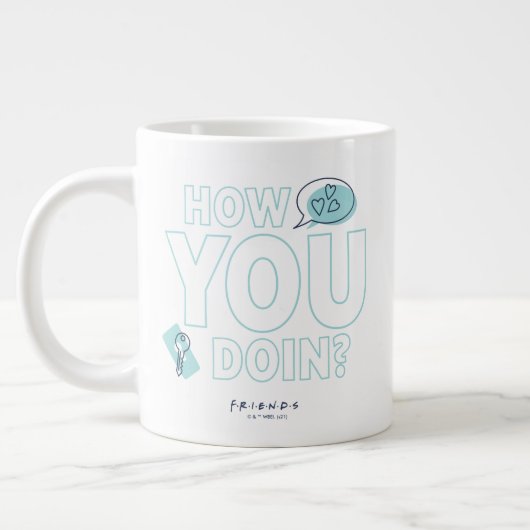 FRIENDS™ | How You Doin? ジャンボコーヒーマグカップ (左)