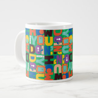 FRIENDS™ | How You Doin' ビブラントパターン ジャンボコーヒーマグカップ