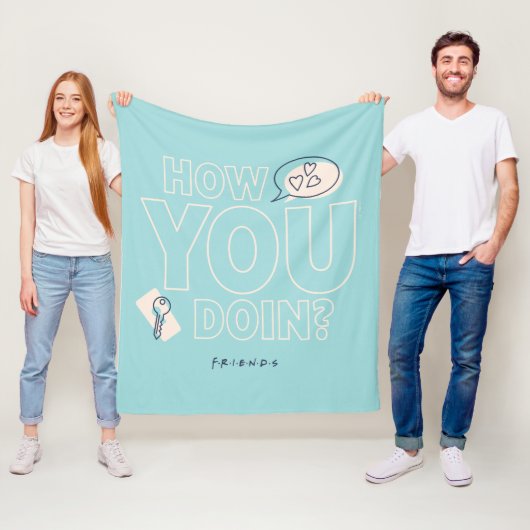 FRIENDS™ | How You Doin? フリースブランケット (インサイチュ)