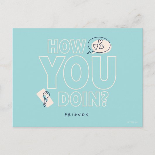 FRIENDS™ | How You Doin? ポストカード (正面)