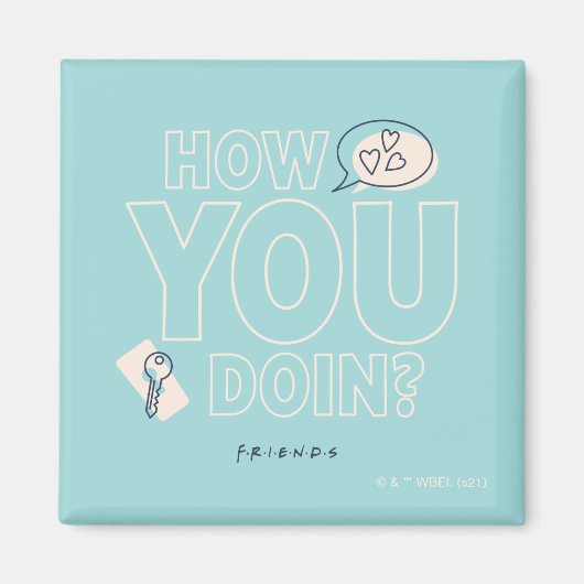 FRIENDS™ | How You Doin? マグネット (正面)