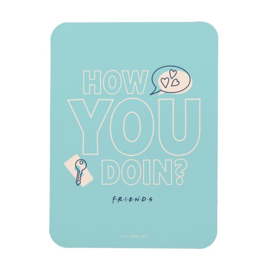 FRIENDS™ | How You Doin? マグネット (縦)