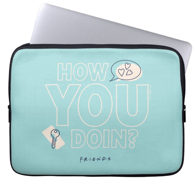 FRIENDS™ | How You Doin? ラップトップスリーブ (正面)