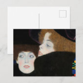 Friends I, The Sisters by Gustav Klimt ポストカード (正面/裏面)
