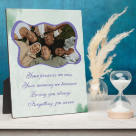 Friends in the woods Tabletop platーク8x10 Easel フォトプラーク