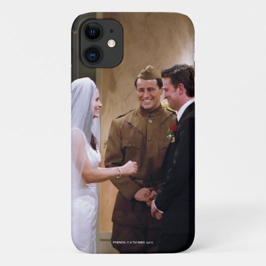 FRIENDS™ | Joeyがモニカとチャンドラーと結婚 Case-Mate iPhoneケース (裏面)