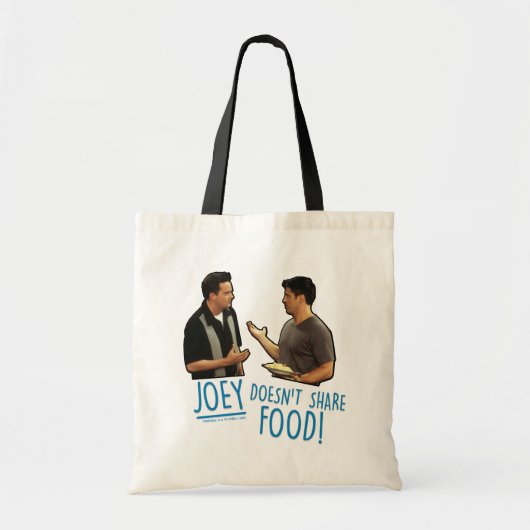 FRIENDS™ | Joeyは食べ物を共有しない! トートバッグ (正面)