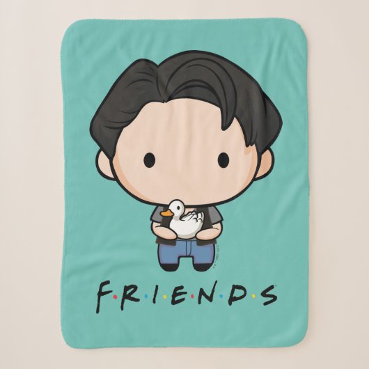 FRIENDS™ | Joey ちびキャラ シェルパブランケット (正面)